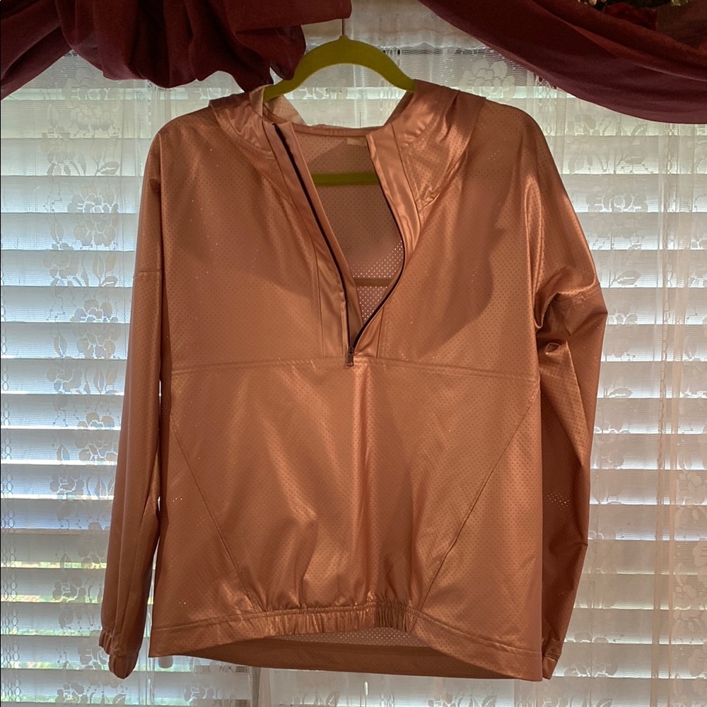 Women's Metallic Rose Hooded Jacket